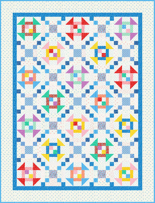 Just Kisses Quilt Pattern - Free Beginner-Friendly Design Featuring Robert Kaufman Playground Fabrics