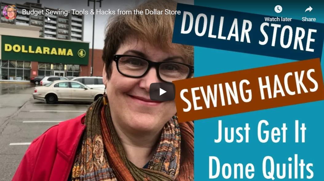 Budget Sewing- Tools & Hacks from the Dollar Store