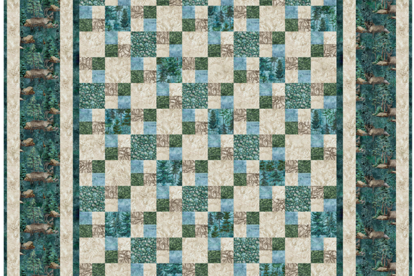 Four-Patch Fever Quilt Pattern - Free Download PDF