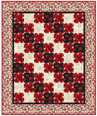 Where Poppies Grow - Free Quilt Pattern PDF Download