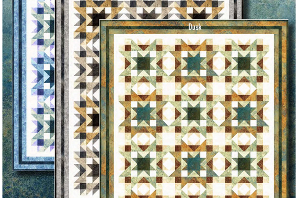 Stonehenge Gradations Free Quilt Pattern - Download Your Modern Star Block Design