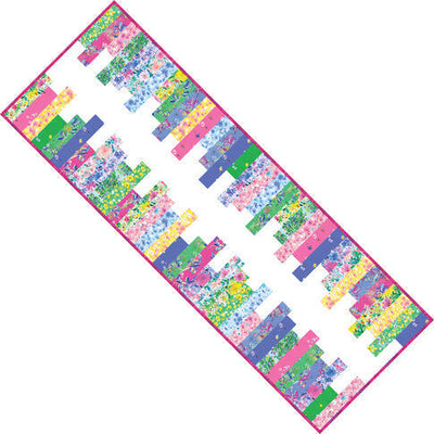 Stacked Strips Runner Quilt Pattern - Beginner-Friendly Table Runner with Roll Up Friendly Design