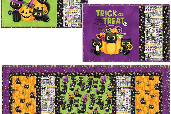 Mischievous Kitties Runner & Placemats Set - FREE DOWNLOAD