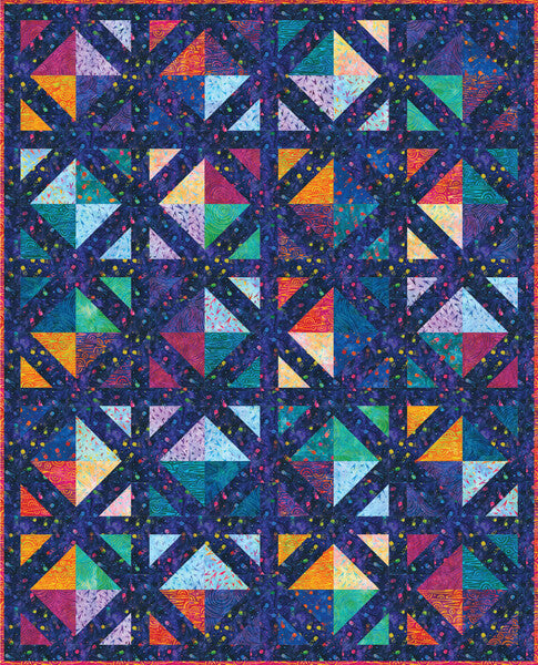 Free "Overview" Quilt Pattern - Beginner-Friendly Star Block Design