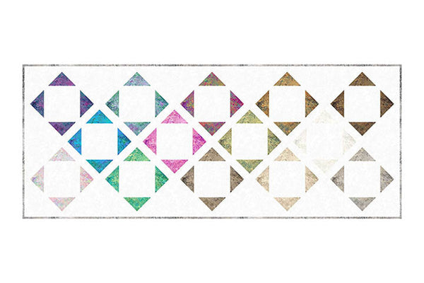 Pass the Salsa Free Quilt Pattern - Modern Table Runner Design