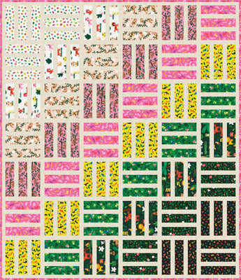 Free Colorful Jungle Quilt Pattern: Create a Vibrant In Full Flight Quilt with Rainforest Friends Fabric