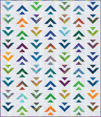 Pointed Quilt Pattern - Free Beginner-Friendly Flying Geese Quilt Tutorial