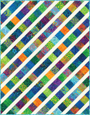 Shuffled Tiles Quilt Pattern - Beginner-Friendly Ten Square Pack Project