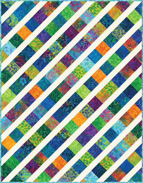 Shuffled Tiles Quilt Pattern - Beginner-Friendly Ten Square Pack Project