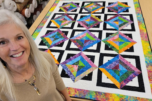 Donna's From Jordan Fabrics New FREE "Diamond Pops" Quilt Pattern