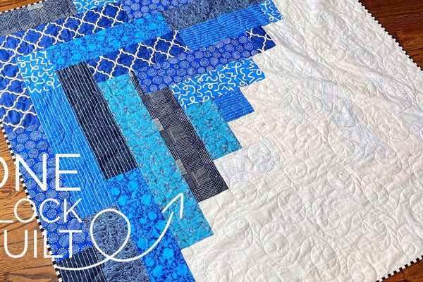 Giant Log Cabin Quilt Tutorial