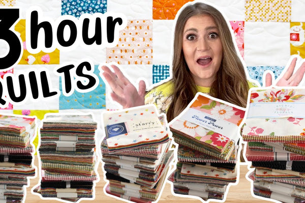 Quick & Fun Quilts You Can Sew in Under 3 Hours: Featuring Charm Packs