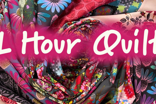 Easy One Hour Quilt Made with Fat Quarters! Perfect for Gift Quilts!