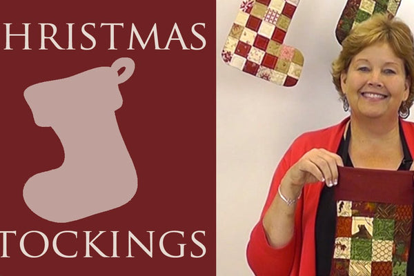 Make a Quilted Christmas Stocking with Jenny of Missouri Star! (Video Tutorial)