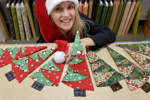 Fastest Last Minute Christmas Tree Napkins