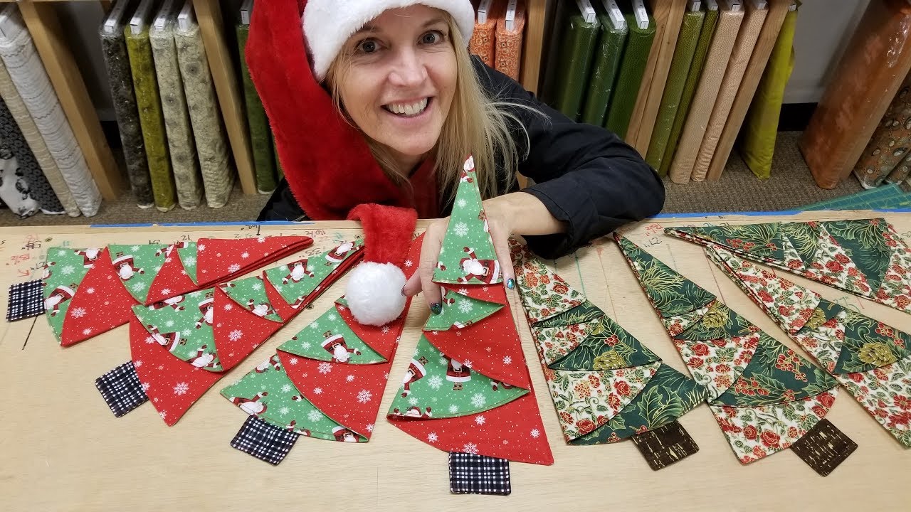 Fastest Last Minute Christmas Tree Napkins