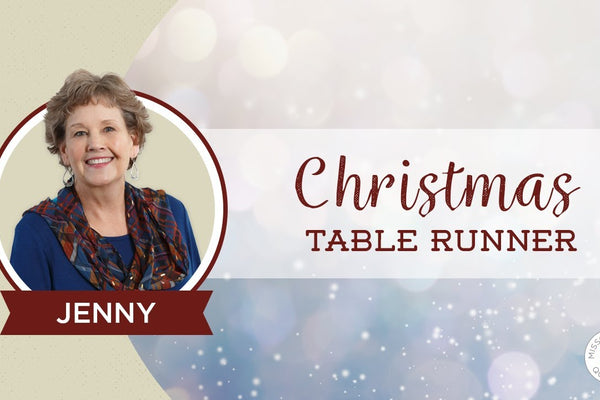 Make a Christmas Table Runner Using the Large Wedge Tool