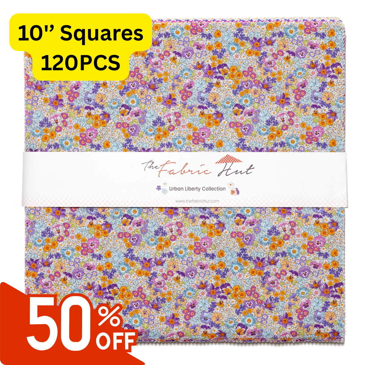 10 " Squares 120pcs - Urban Liberty Collection