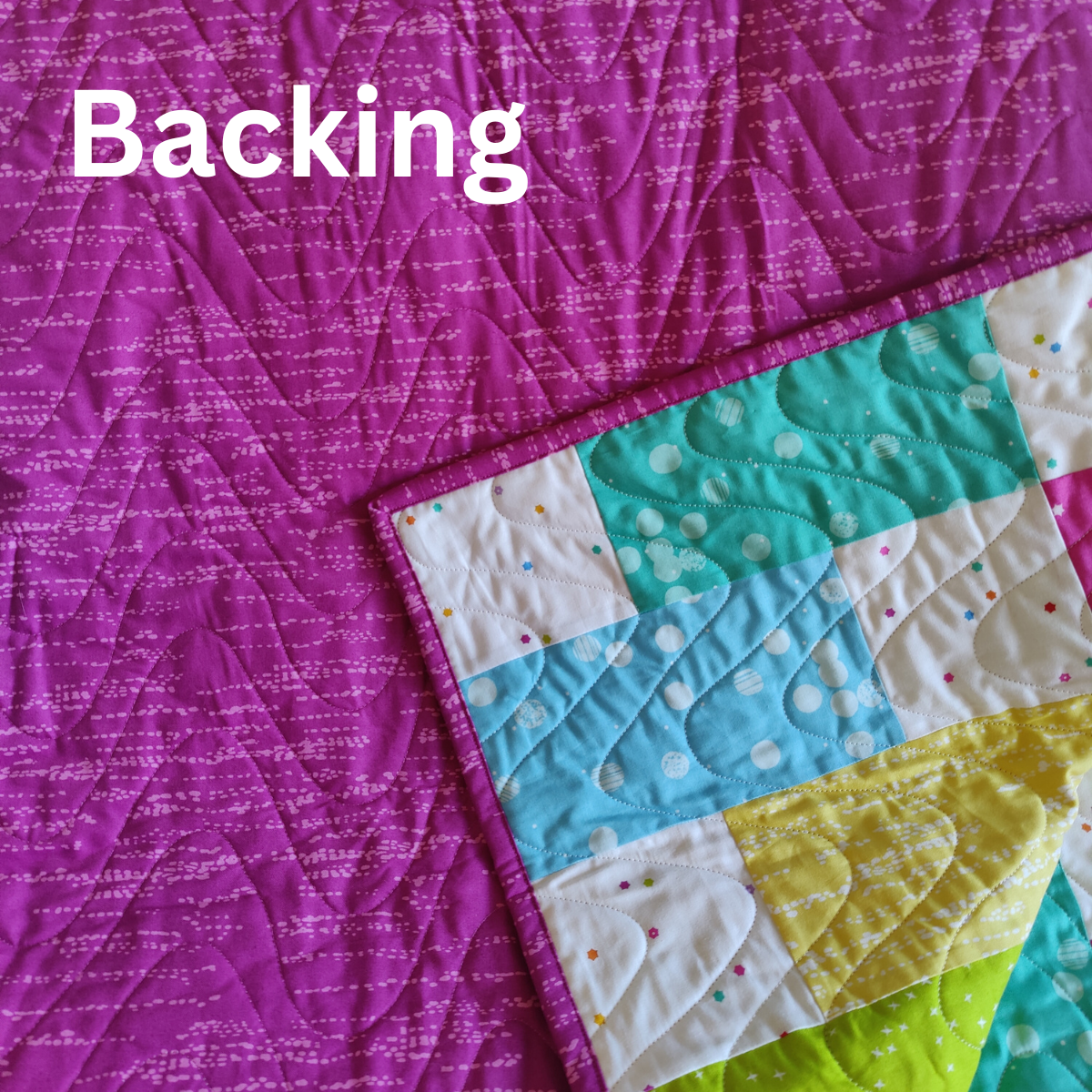 Modern Patchwork Quilt Kit - Pre-Cut with Complete Backing & Binding - 64x72'' Finished Size - Beginner-Friendly