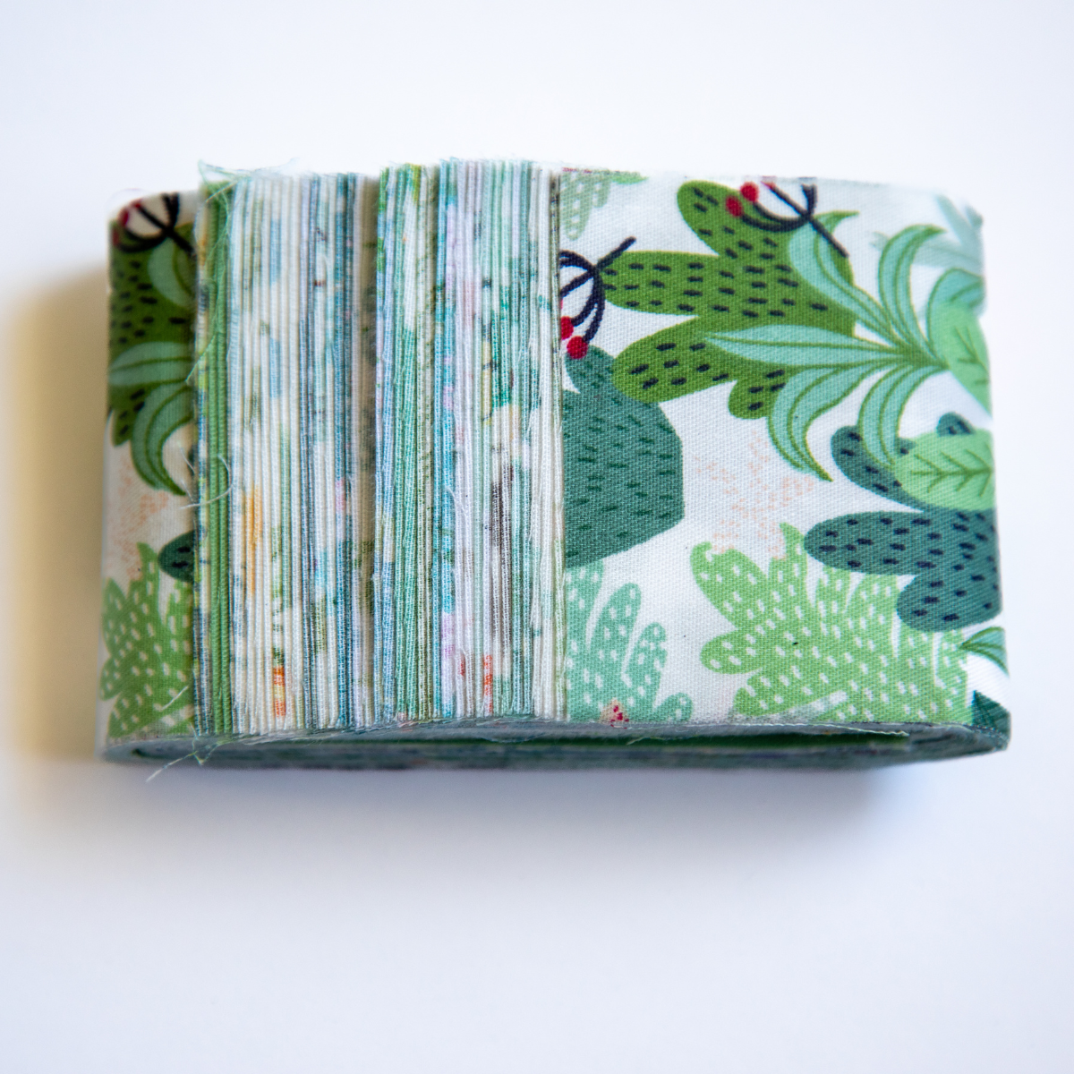 40-Piece Cotton 2.5'' x 10'' Mini Strips - Morning Mist Collection