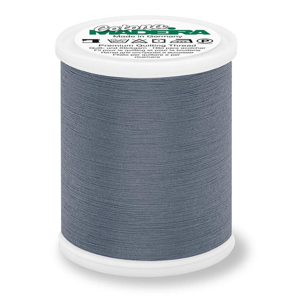 Madeira Cotona 50 WT Quilting & Sewing Thread- 1100yd - 568 Steel Grey
