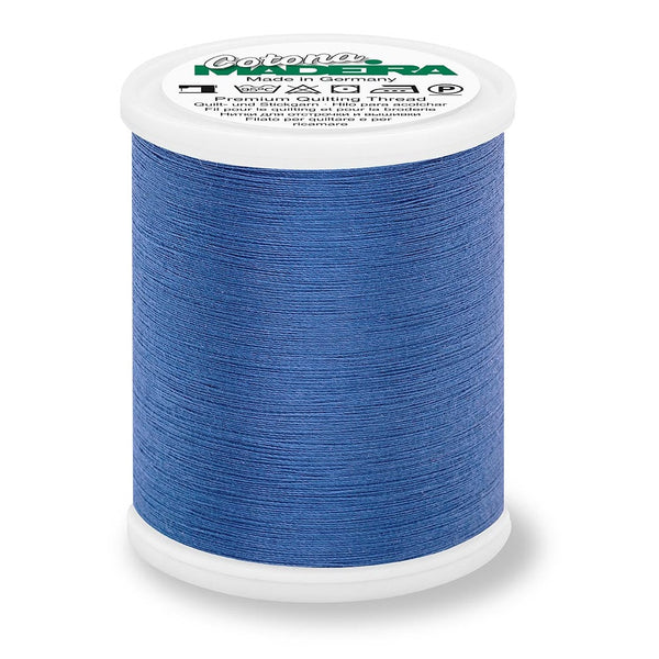 Madeira Cotona 50 WT Quilting & Sewing Thread- 1100yd - 580 Blue