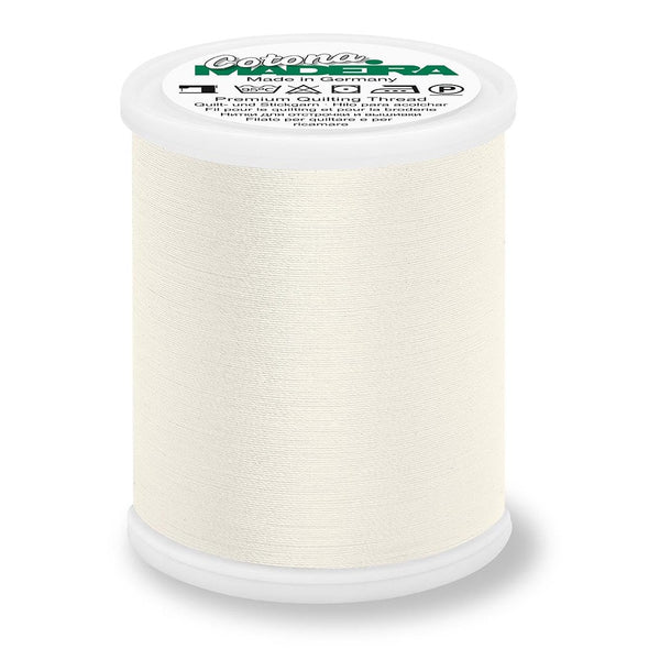 Madeira Cotona 50 WT Quilting & Sewing Thread- 1100yd - 752 Off White
