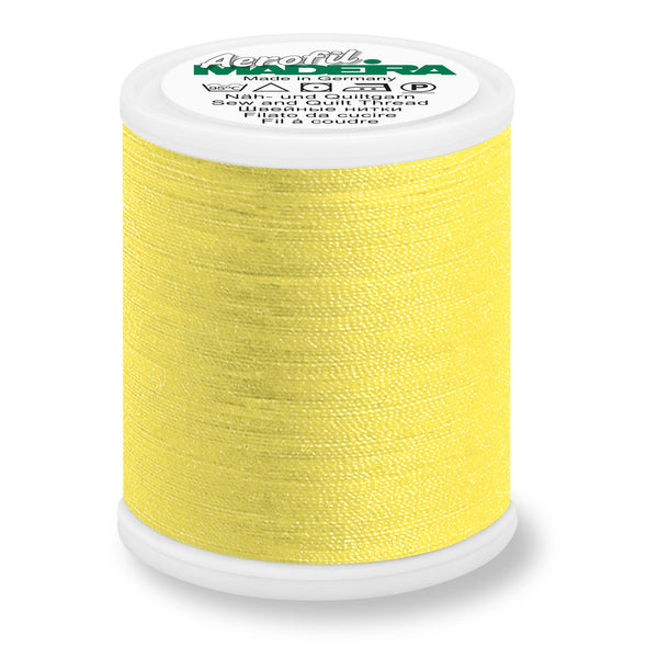 Madeira Aerofil 120 Polyester Quilting & Sewing 40WT Thread - 1100 Yards- 8229 Yellow