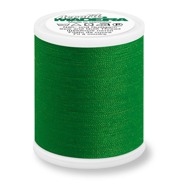 Madeira Aerofil 120 Polyester Quilting & Sewing 40WT Thread - 1100 Yards- 8500 Emerald