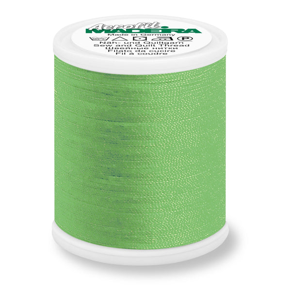 Madeira Aerofil 120 Polyester Quilting & Sewing 40WT Thread - 1100 Yards- 8995 Light Green