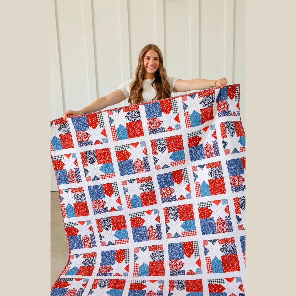 Star Spangled Quilt Pattern For Beginners