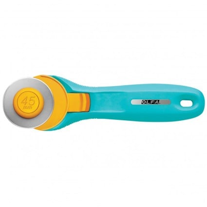 OLFA Aqua Splash Rotary Cutter 45mm - Single Click Blade Change