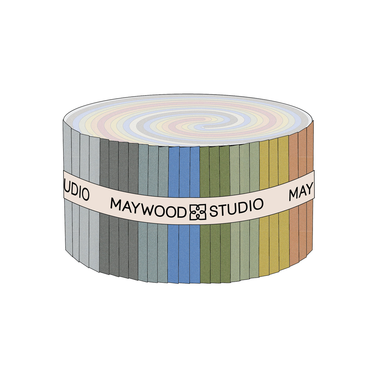 Starlight Metallics Strip Roll 2.5" x 44"  (40pc)