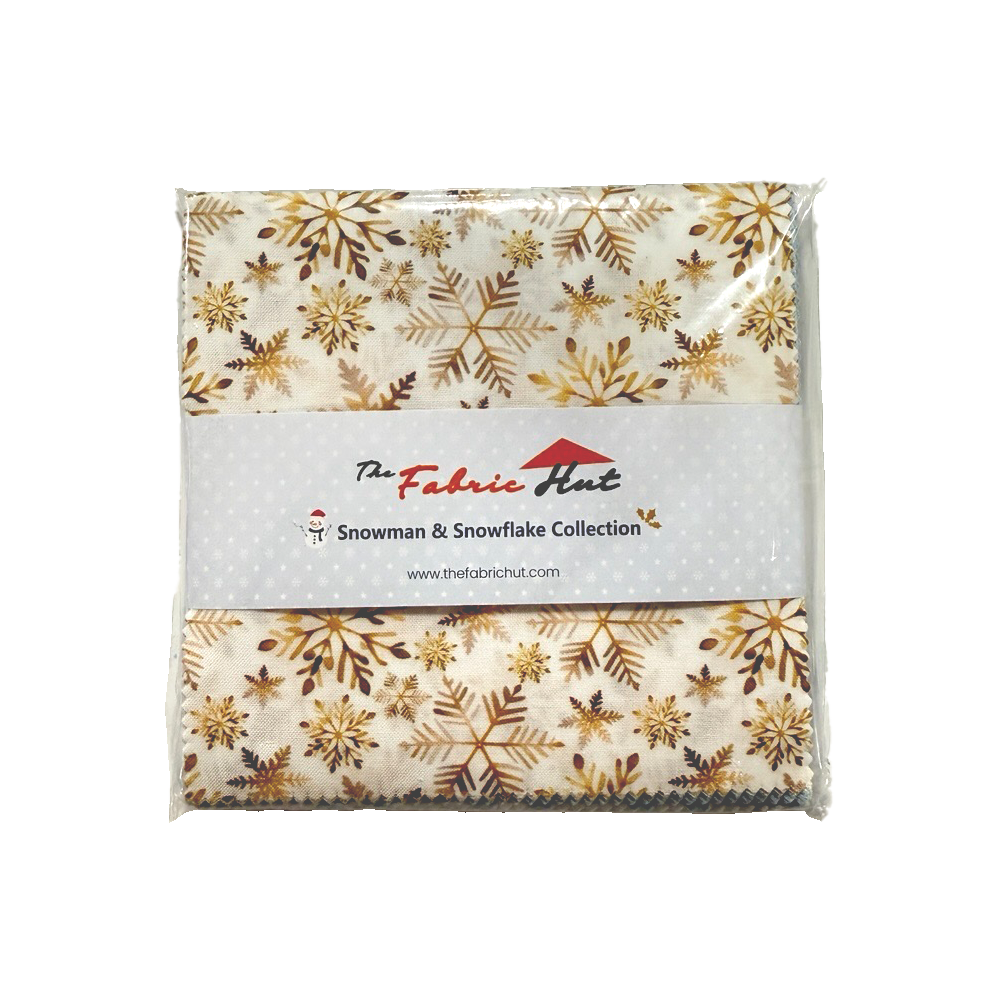 Charm-pack 120pcs - Snowman & Snowflake Collection