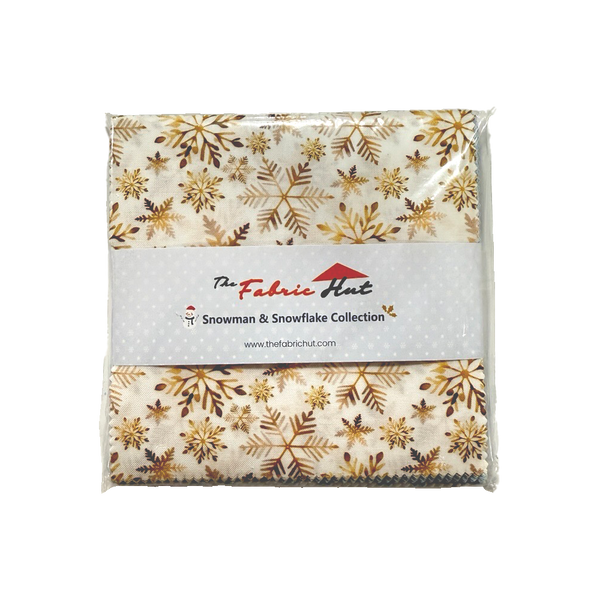 Charm-pack 120pcs - Snowman & Snowflake Collection