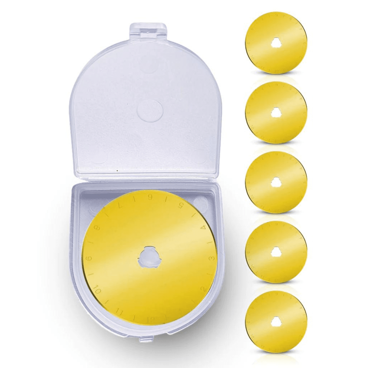 45mm Titanium Coated Rotary Cutter Blades - 5 Blades Pack