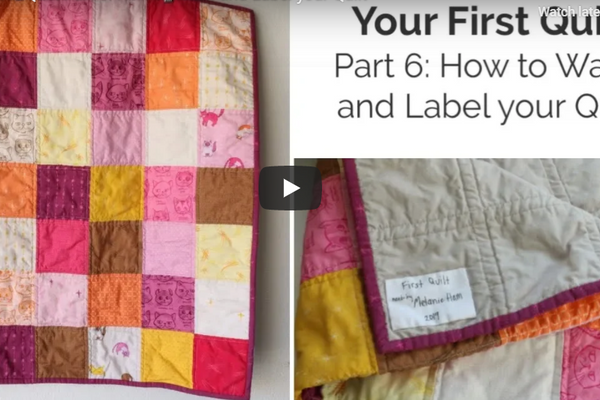 Your First Quilt - Beginner Tutorial