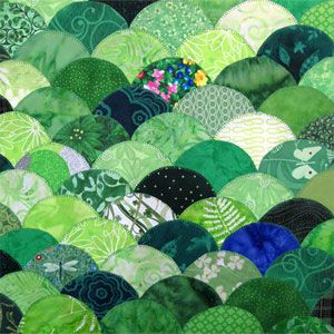 40 Shades of Green Free Pattern