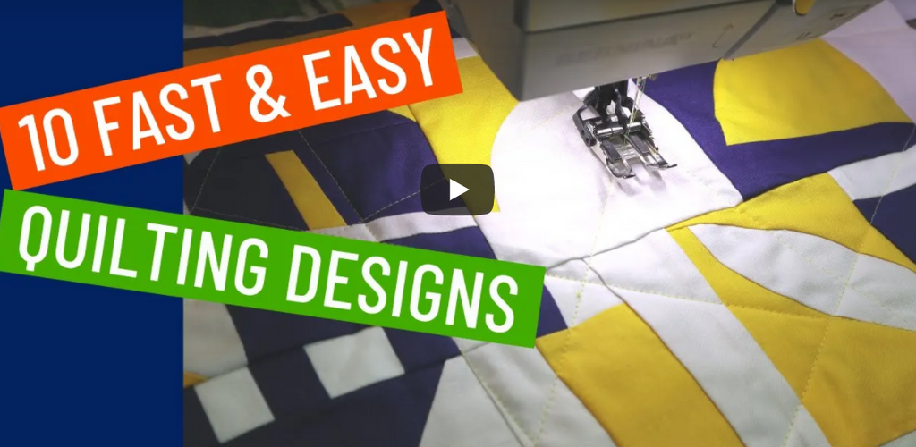 10 Fast & Easy Quilting Designs - Finish Your Quilt