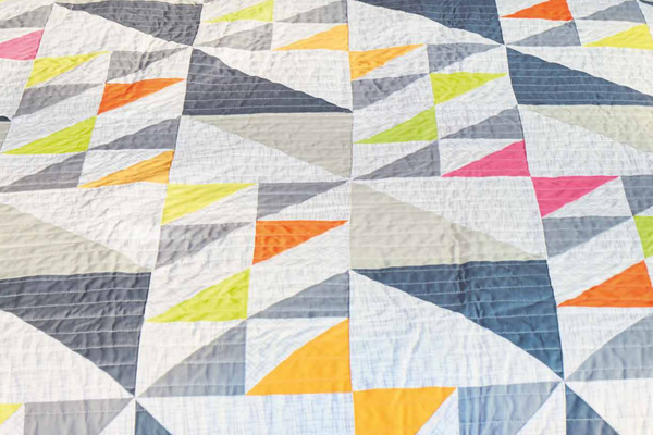Neon Bowties Free Quilting Pattern