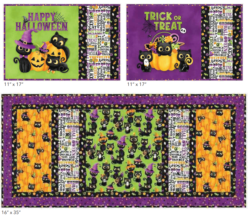 Mischievous Kitties Table Set - Free Quilting Pattern