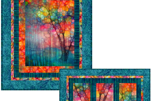 Free Creation Wall Hanging &amp; Runner Set Quilt Pattern - Download PDF
