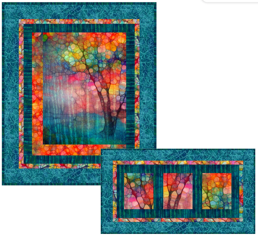 Free Creation Wall Hanging &amp; Runner Set Quilt Pattern - Download PDF