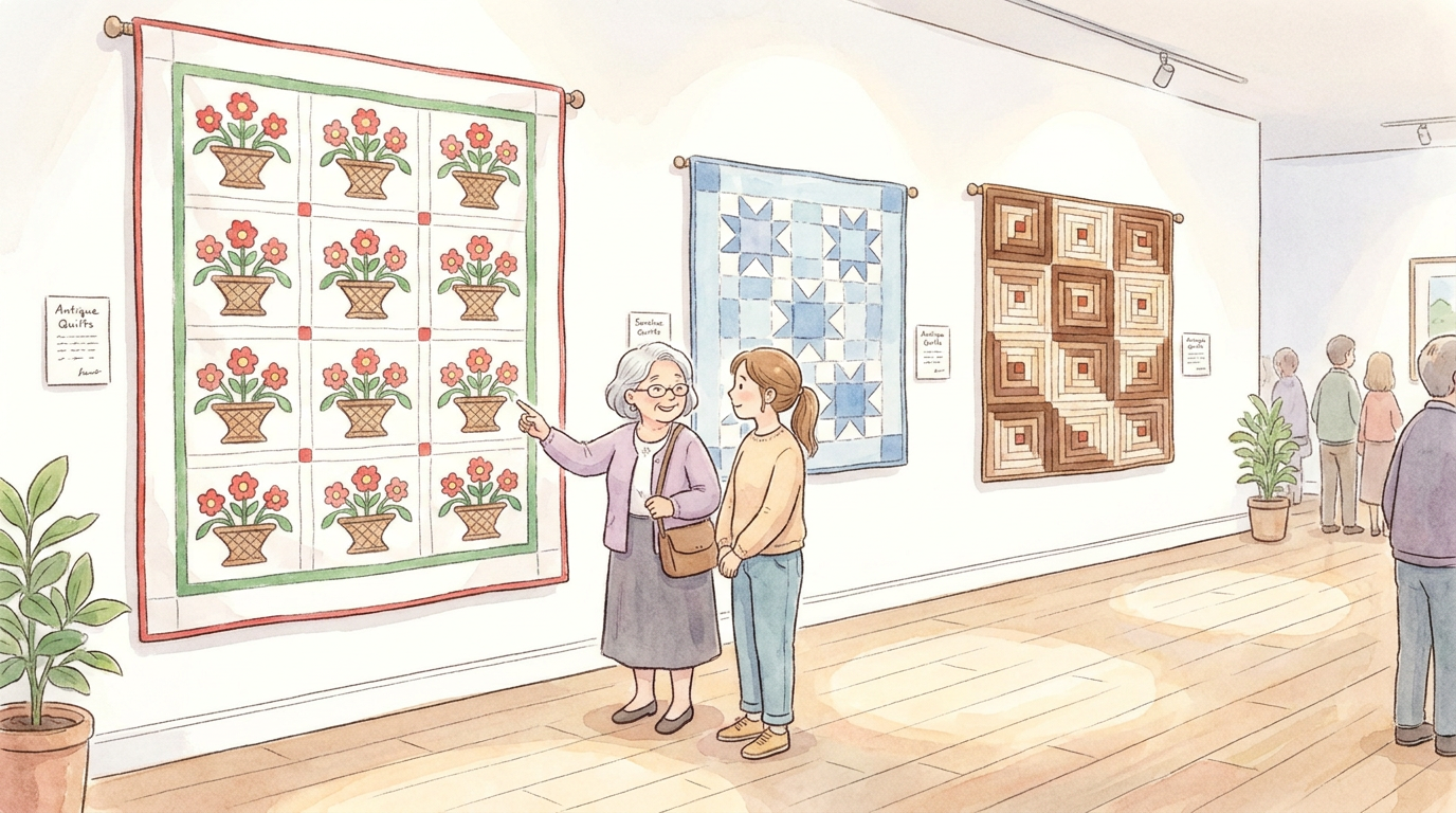 250 Years of Quilts exhibit