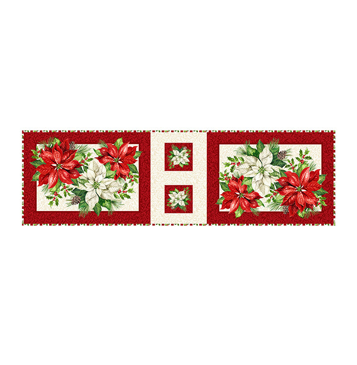 Holiday Joy Table Runner Free Quilting Pattern - Download PDF