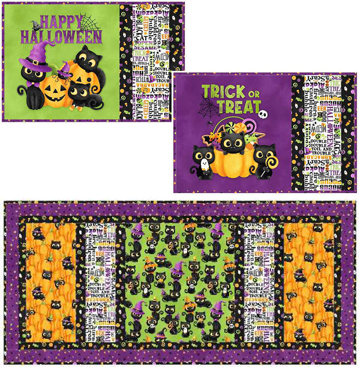 Mischievous Kitties Runner & Placemats Set - FREE DOWNLOAD