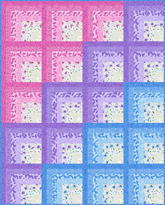 Free Beginner-Friendly Log Cabin Quilt Pattern: Create a Stunning Floral Splendor Quilt