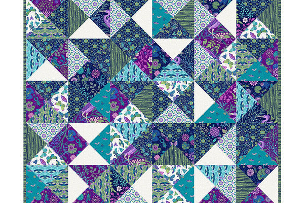 Frog Pond Free Quilting Pattern - Beginner-Friendly Download