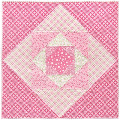 Springtime Squares Free Quilt Pattern, 49 inch square finished quilt