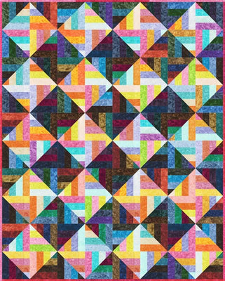 Strip Disco Free Quilt Pattern